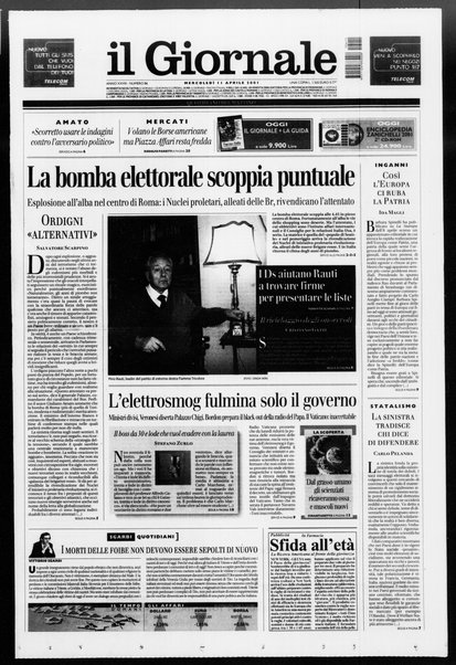 Il giornale : quotidiano del mattino